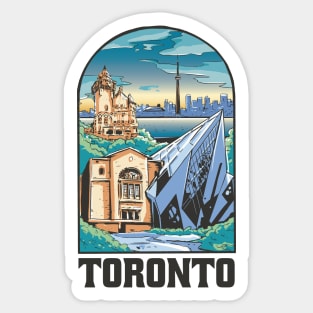 Toronto City Canada Landscape Sticker